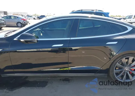 2014 Tesla Model S P85 z USA, uszkodzony, nr VIN 5YJSA1H19EFP36954